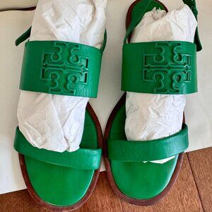 TORY BURCH LEATHER SANDALS WMS 8.5